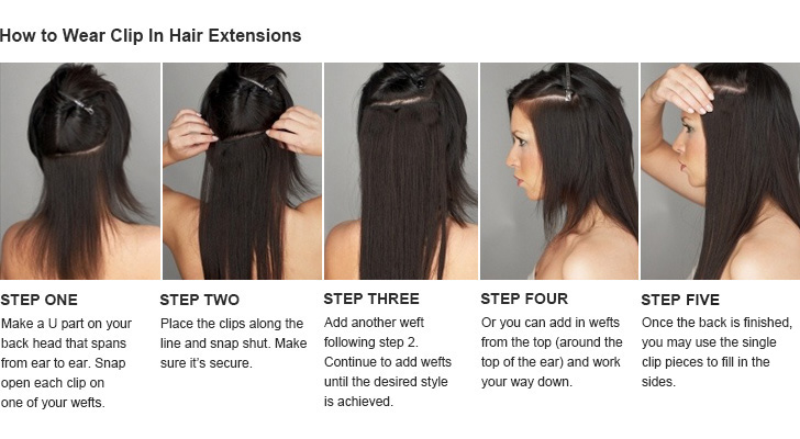 Clip In Hair Extensions - wide 9